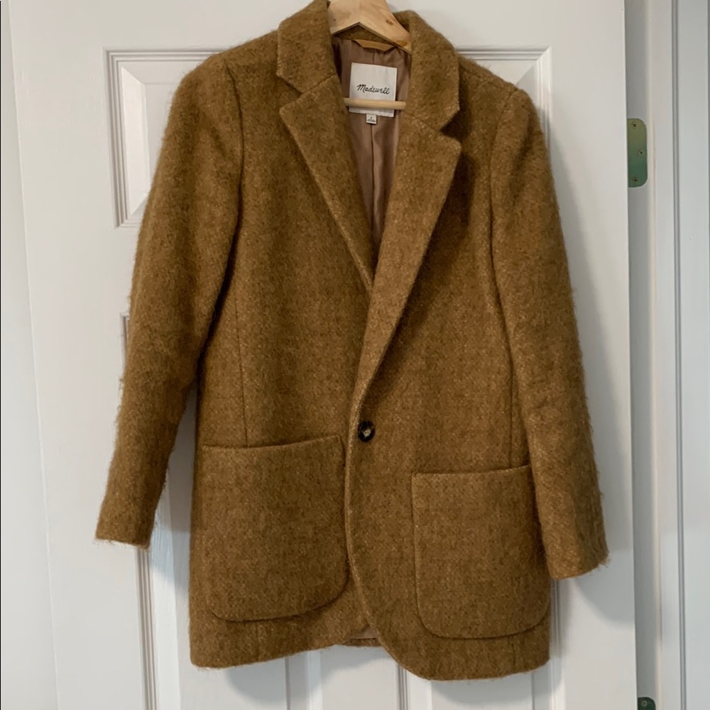 Madewell Camel Wool Blend Jacket